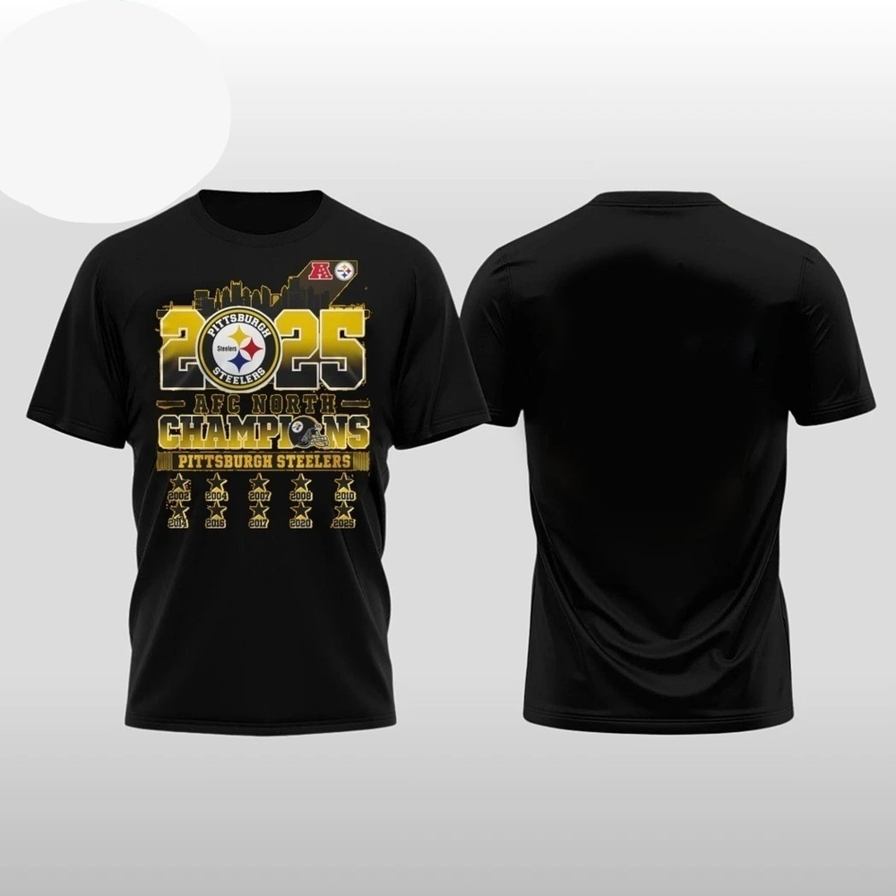 2025 AFC North Champions Pittsburgh Steelers